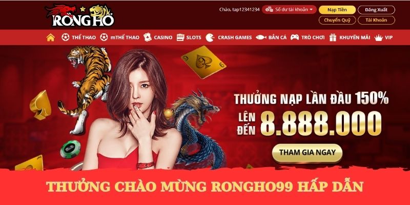 Thưởng chào mừng thành viên mới Rongho99